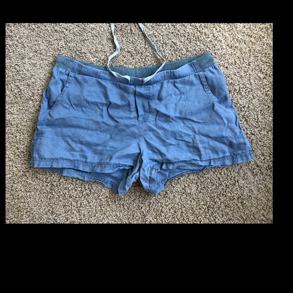 F21 chambray denim shorts Sz L - Picture 2 of 12